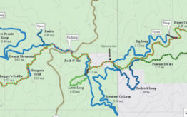 Palouse Divide Nordic Ski Area Trail Map V2